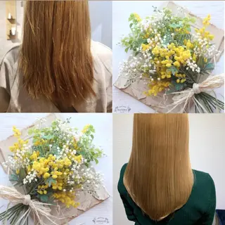 ロング 髪質改善 カラーJILLのヘアスタイル