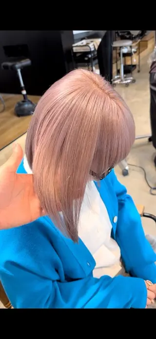 ショート カラー 各務原/カラー/ブリ ーチお任せください！のヘアスタイル