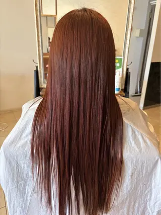 ロング カラー 沖本 あやののヘアスタイル