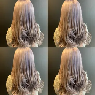 セミロング カラー ✨縮毛矯正✖︎顔周り レイヤー✨ナカムラのヘアスタイル