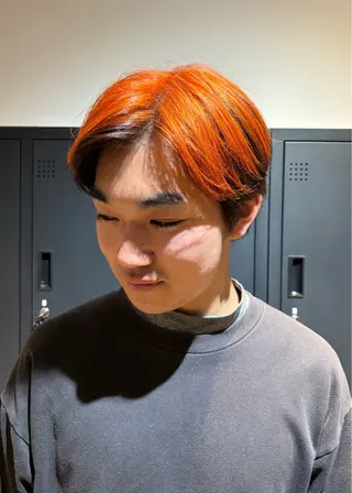 カラー メンズ 🌊インナーカラー 🐬櫻井海星のヘアスタイル