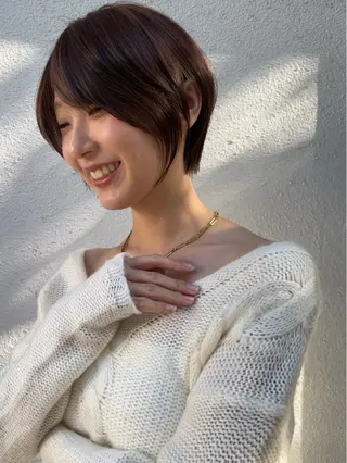 ショート 大人ショート特化/ カットモデル/表参道のヘアスタイル