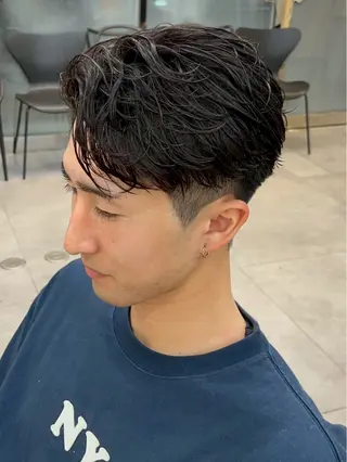 メンズ 京都駅メンズサロン マッシュのヘアスタイル