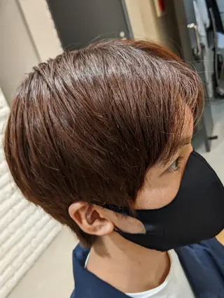 カラー メンズ 深夜まで営業中‼️ レム髪質改善のヘアスタイル