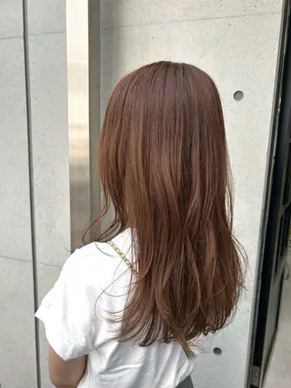 セミロング 髪質改善/艶カラー /レイヤーカット💛のヘアスタイル