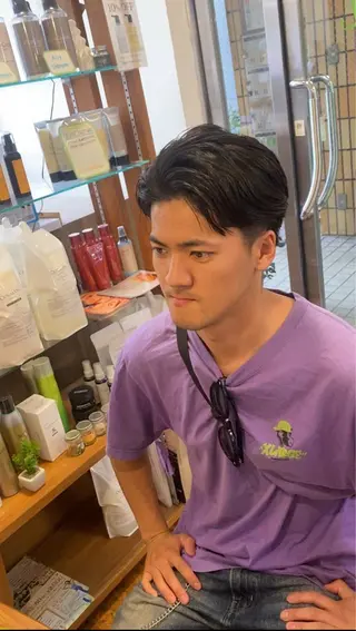 ヘアアレンジ メンズ Jr.スタイリスト エシカル🌱松原大将のヘアスタイル