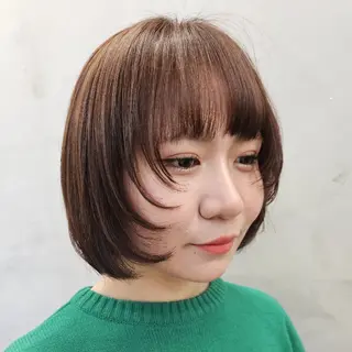 ショート カラー メンズ ☀️ボブスタイル特化 大山あさひ☀️のヘアスタイル