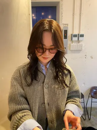 ロング レイヤーボブ/ 艶カラー/サナ🌼のヘアスタイル