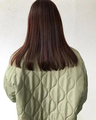 セミロング ダメージレス◎東区/ 艶カラー💫/斉藤拓のヘアスタイル