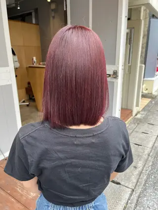 ショート カラー miloc naha ナナカのヘアスタイル