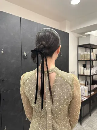 ロング ヘアアレンジ 銀座/ヘアセット/ 島村美帆のヘアスタイル