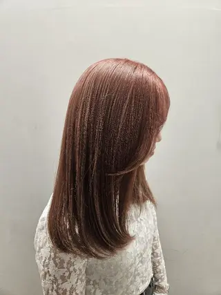 カラー セミロング SHIAN わゆ🥀のヘアスタイル