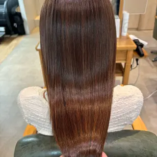 ロング りあの🎀 /暖色カラー🍒のヘアスタイル