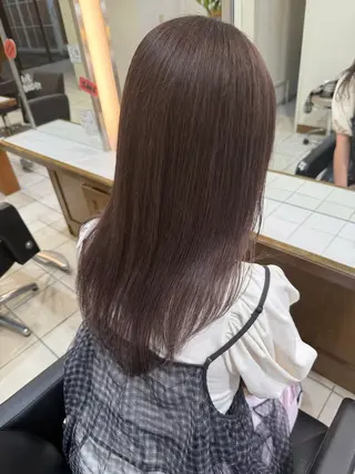 ロング 中村未夢🤍ブリーチ なしダブルカラー🤍のヘアスタイル