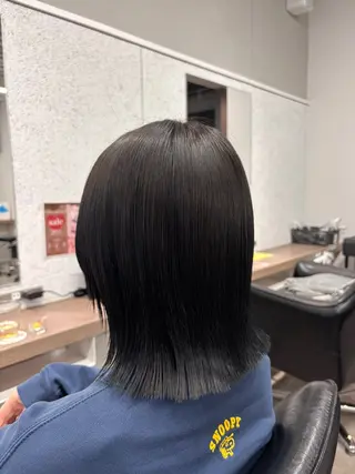 ミディアム ボブ/透明感カラー/ 髪質改善/🌙/ルナのヘアスタイル