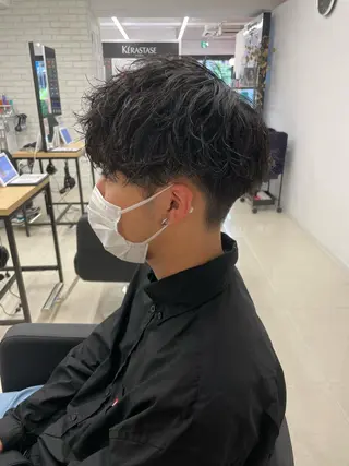 ショート カラー パーマ ヘアアレンジ メンズ 🔥メンズ特化🔥 木村 祐太のヘアスタイル