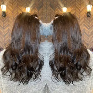 ロング カラー tocca 💜石田愛結💜のヘアスタイル
