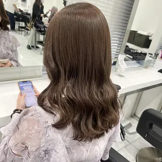 カラー 艶髪ハイトーンカラー 渋谷🎀ririkaのヘアスタイル