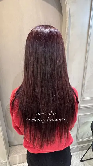 ロング カラー 田中 虎吾のヘアスタイル