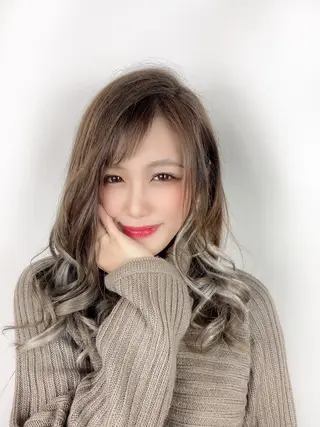 ロング カラー パーマ ヘアアレンジ 次世代シールエクステ 錦糸町 小泉 朋之のヘアスタイル