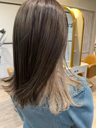 セミロング BRIDGE あきらのヘアスタイル