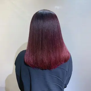 ミディアム カラー ヘアアレンジ 柔らか垢抜けｶﾗｰと ｶｯﾄ🫧ASUKAのヘアスタイル