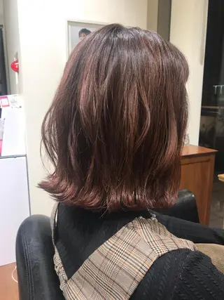 ミディアム カラー アザマ　ヤスカツ _rosso 川口のヘアスタイル