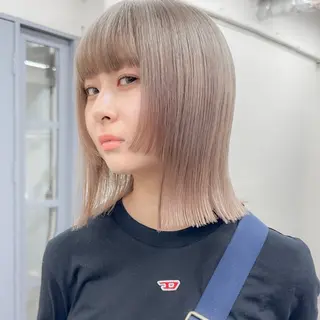 ミディアム 色気/ボブ/ショート Genkiのヘアスタイル