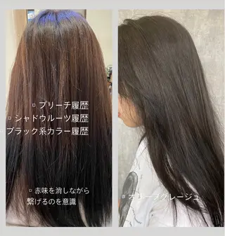 カラー 佐藤 沙也輝のヘアスタイル