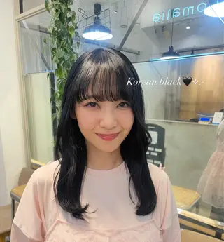 ミディアム カラー 赤み消し×透明感 /🌙suwa🌙のヘアスタイル
