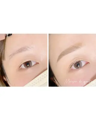 マツエク・マツパ アイブロウ Maison de quatreのマツエク・マツパデザイン
