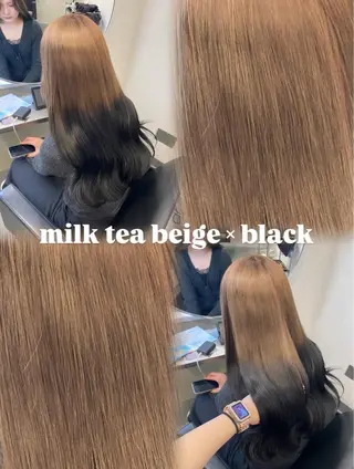 ロング ななみ/博多/ ブリーチ/髪質改善のヘアスタイル