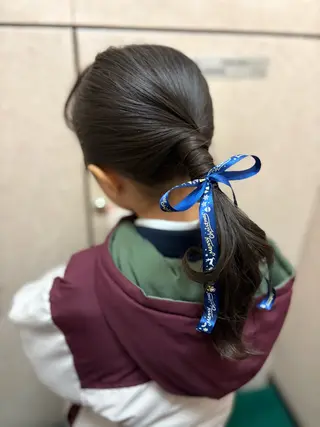 ヘアアレンジ キッズ liage ܀ꕤ୭* ちばかつら𖦞のヘアスタイル
