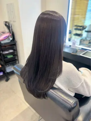 ロング 松山 麻一のヘアスタイル