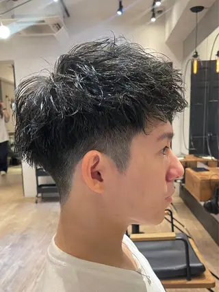 パーマ メンズ メンズ特化ニュアンス パーマ RYOのヘアスタイル