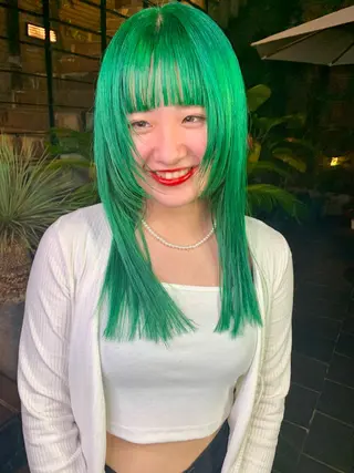 セミロング 【ロングウルフカット 姫カット】伊藤裕哉のヘアスタイル