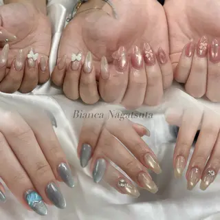 ネイル Bianca長津田 Mukae⋆.✶🖤のネイルデザイン