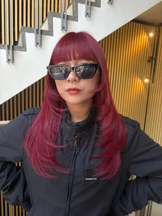 ロング カラー Selenehair 三条本店のヘアスタイル