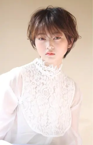 ショート マツノ ユウキのヘアスタイル