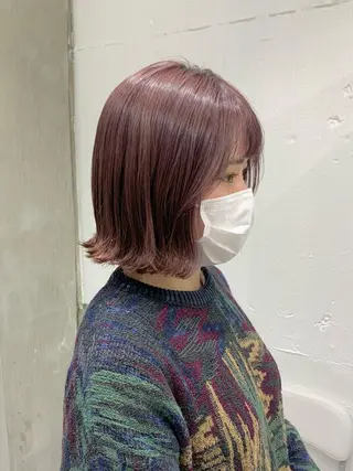ショート カラー ヘアアレンジ 憧れの艶ハイトーンへ 🌙サイダサキのヘアスタイル