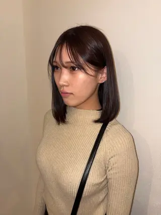 ミディアム 村松 音歩のヘアスタイル
