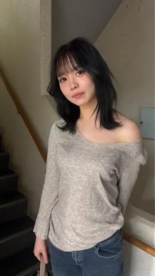 ミディアム カラーモデル募集中 Rei🐈‍⬛/大宮のヘアスタイル