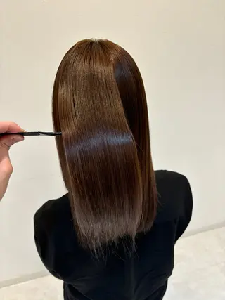 ミディアム Watai 山下直哉のヘアスタイル