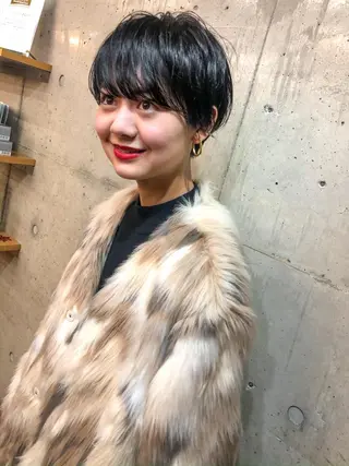 ショート カラー センスをお届けします 大谷将生infpのヘアスタイル