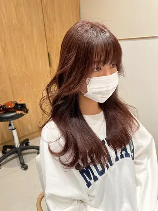 ミディアム カラー レイヤー専門家 ダブルカラー修のヘアスタイル