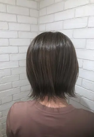 ミディアム カラーアンドケアリタ kitamuuuのヘアスタイル