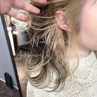 セミロング カラー 【 DIPTH 】 代表コウキ🥇のヘアスタイル