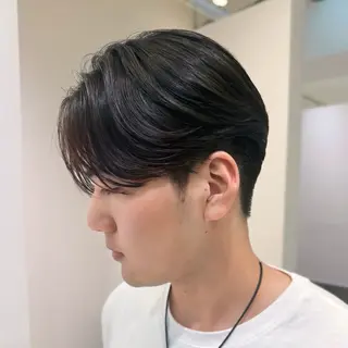メンズ センターパート特化/ メンズカット/ヒロキのヘアスタイル