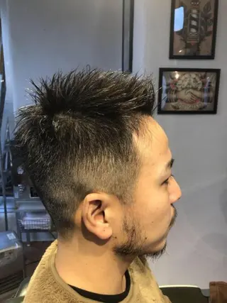 ショート メンズ 冨士川 英樹のヘアスタイル