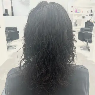 ロング パーマ メンズ 柏メンズカットパーマ NO.1タイチのヘアスタイル